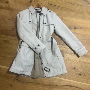 Barbour Gray Trench Coat
